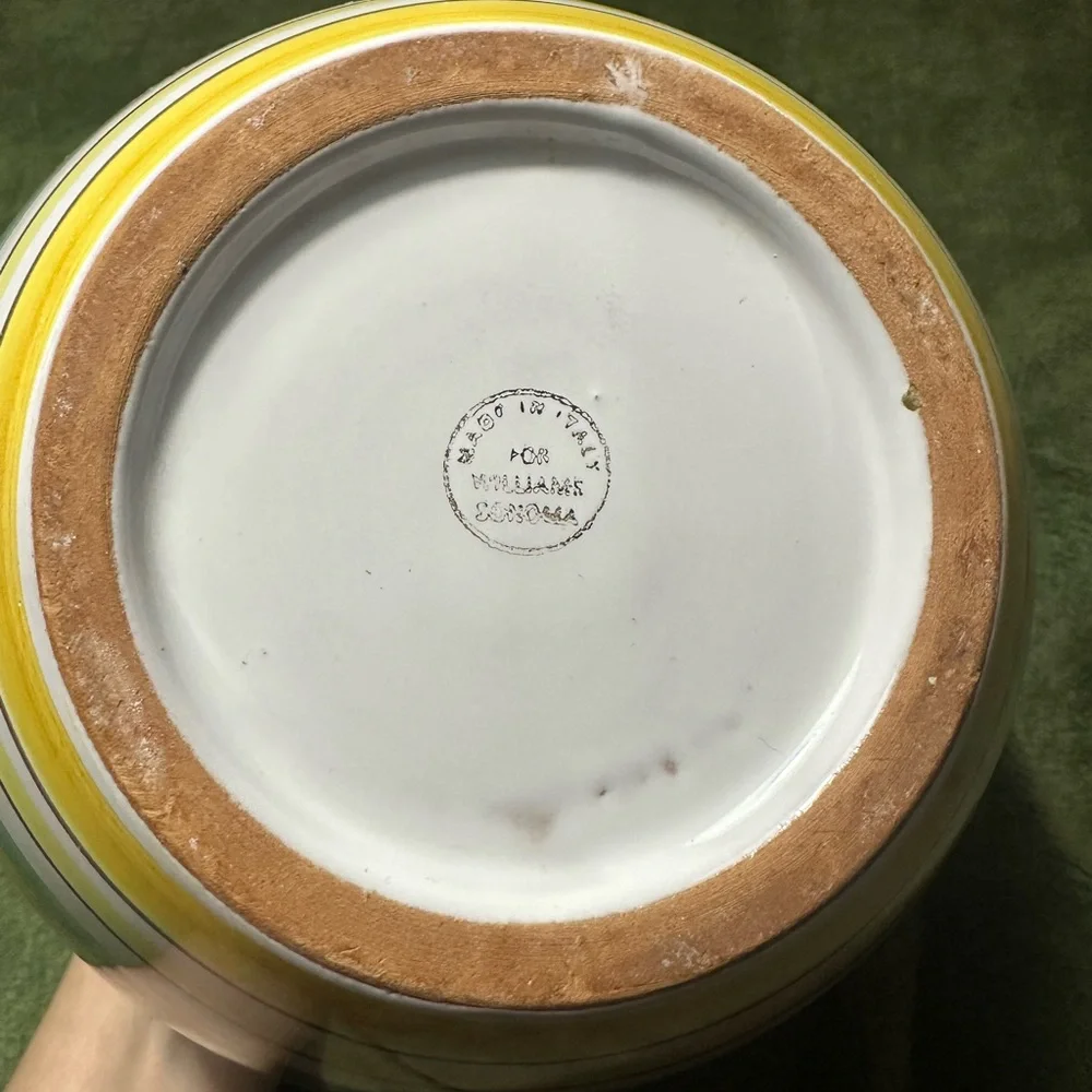 Raffaellesco Ceramic Vase for Williams & Sonoma